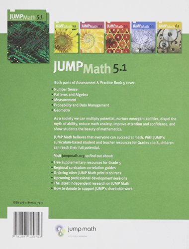 JUMP Math 5.1: Book 5, Part 1 of 2,Used