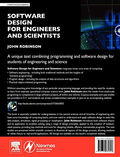 Software Design for Engineers and Scientists,Used