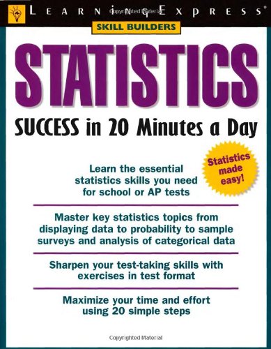 Statistics Success In 20 Minutes A Day (Skill Builders),Used
