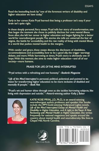 Life of the Mind Interrupted: Essays on Mental Health and Disability in Higher Education (Real Talk on Mental Health and Neurodi,Used
