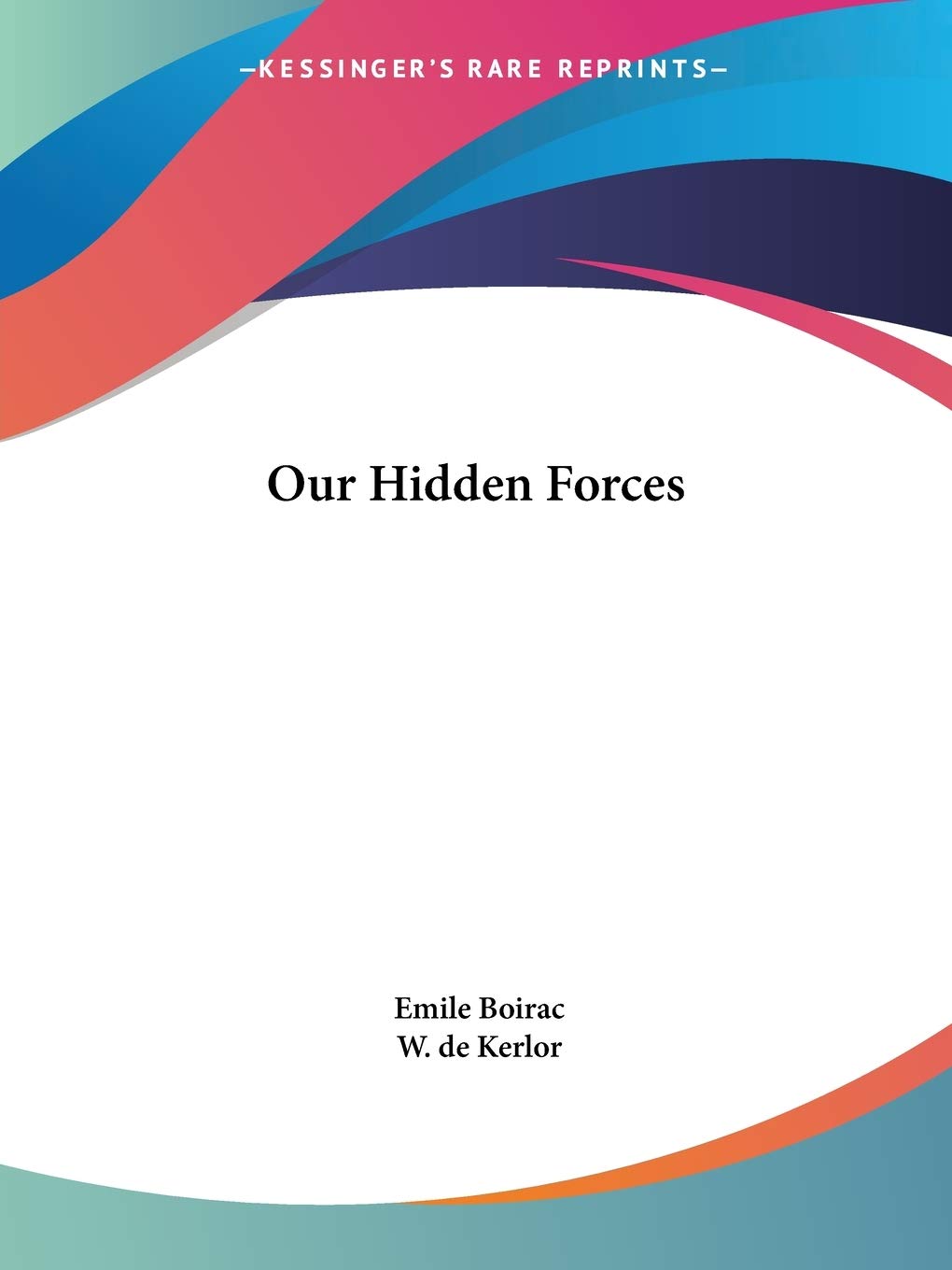Our Hidden Forces,Used
