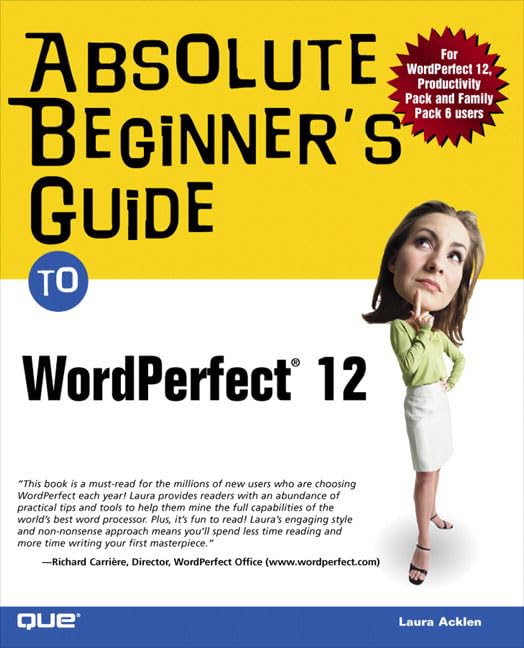 Absolute Beginner'S Guide To Wordperfect 12