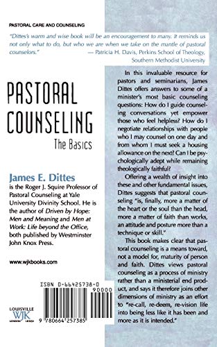 Pastoral Counseling: The Basics,New