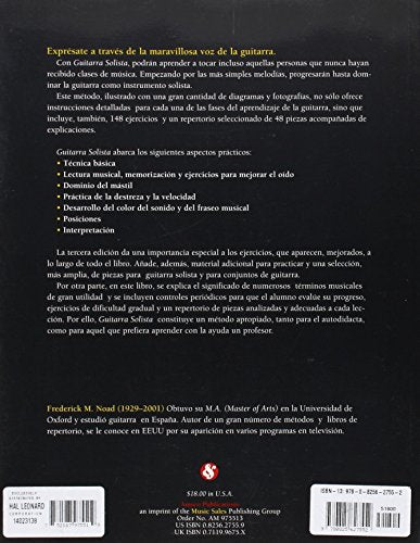 Guitarra Solista: Metodo completo para el aprendizaje de la tecnica de la guitarra (Spanish Edition),Used