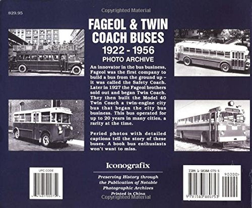 Fageol & Twin Coach Buses 19221956 Photo Archive,Used