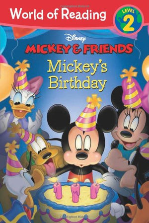 Mickey & Friends: Mickey's Birthday (World of Reading),Used