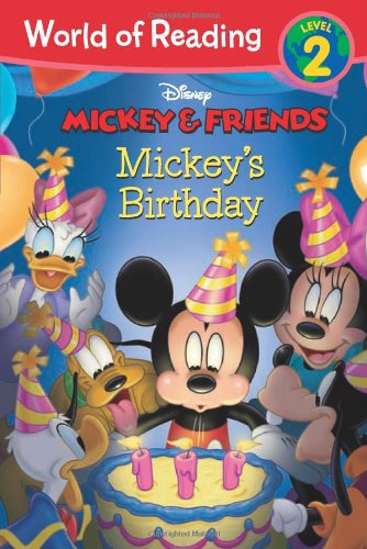 Mickey & Friends: Mickey's Birthday (World of Reading),Used