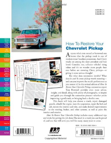 How to Restore Your Chevrolet Pickup (Motorbooks Workshop),Used