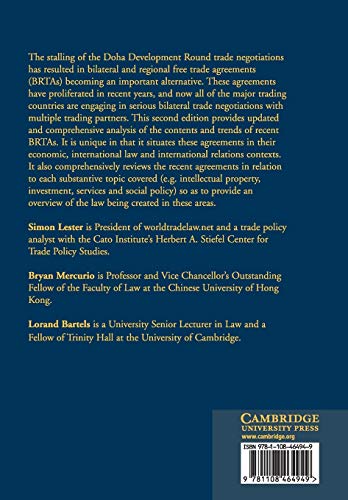 Bilateral and Regional Trade Agreements: Volume 1: Commentary and Analysis,Used