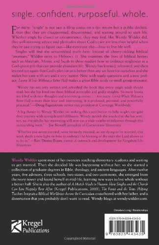 Living Whole Without a Better Half: Biblical Truth for the Single Life,Used