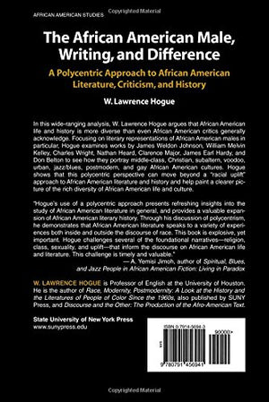 The African American Male, Writing, and Difference: A Polycentric Approach to African American Literature, Criticism, and Histor,Used