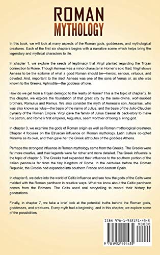 Roman Mythology: A Captivating Guide to Roman Gods, Goddesses, and Mythological Creatures,Used
