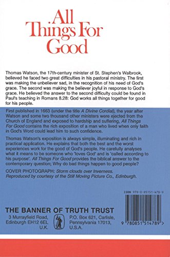 All Things For Good (Puritan Paperbacks),New