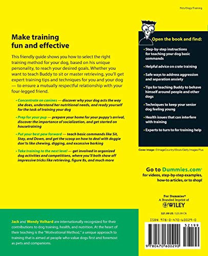 Dog Training For Dummies,New