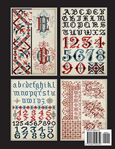 Victorian Monograms Motifs & Borders: Charted Designs for Needlepoint & Cross Stitch,Used