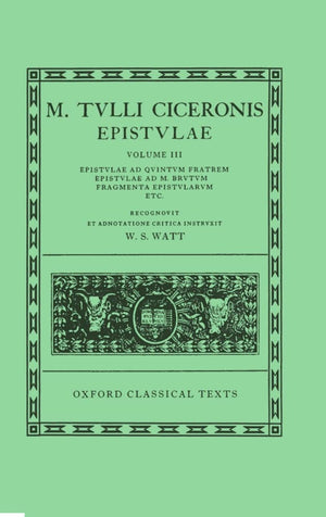 Epistulae (Oxford Classical Texts),Used