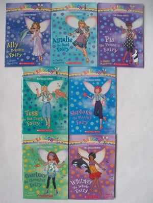 Rainbow Magic: The Ocean Fairies Complete Set, Books 17 (Ally The Dolphin Fairy, Amelie The Seal Fairy, Pia The Penguin Fairy, ,New