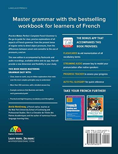 Practice Makes Perfect: Complete French Grammar, Premium Third Edition,New