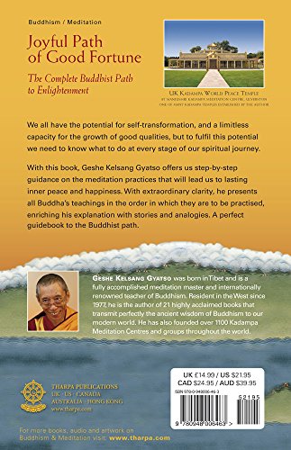 Joyful Path of Good Fortune: The Complete Buddhist Path to Enlightenment,Used