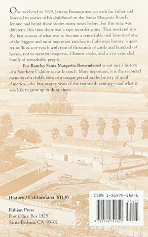 Rancho Santa Margarita Remembered,Used