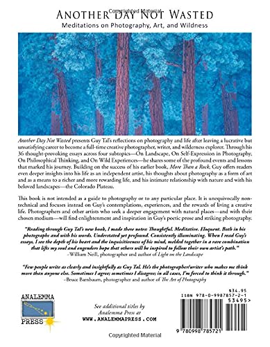 Another Day Not Wasted: Meditations On Photography, Art, And Wildness-new