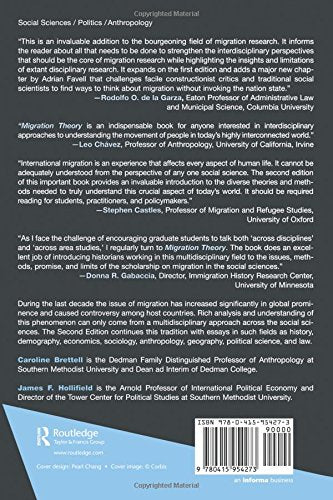 Migration Theory: Talking Across Disciplines,Used