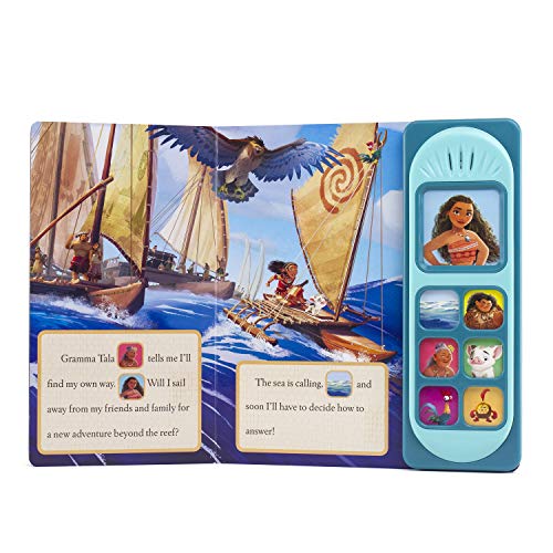 Disney Moana  I Am Moana Little Sound Book  PI Kids (Disney Moana: PlayASound) (PlayASong),New