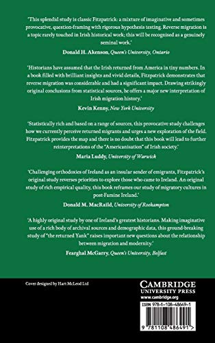 The Americanisation of Ireland: Migration and Settlement, 18411925,Used