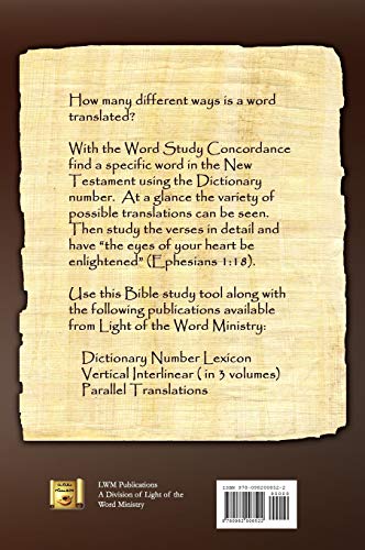 Aramaic Peshitta New Testament Word Study Concordance,Used