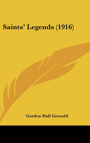 Saints' Legends (1916),New