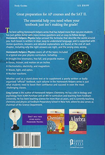 Homework Helpers: Physics, Revised Edition,Used