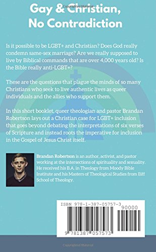 Gay & Christian, No Contradiction,New