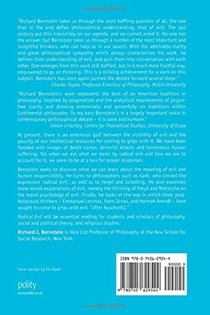 Radical Evil: A Philosophical Interrogation,Used