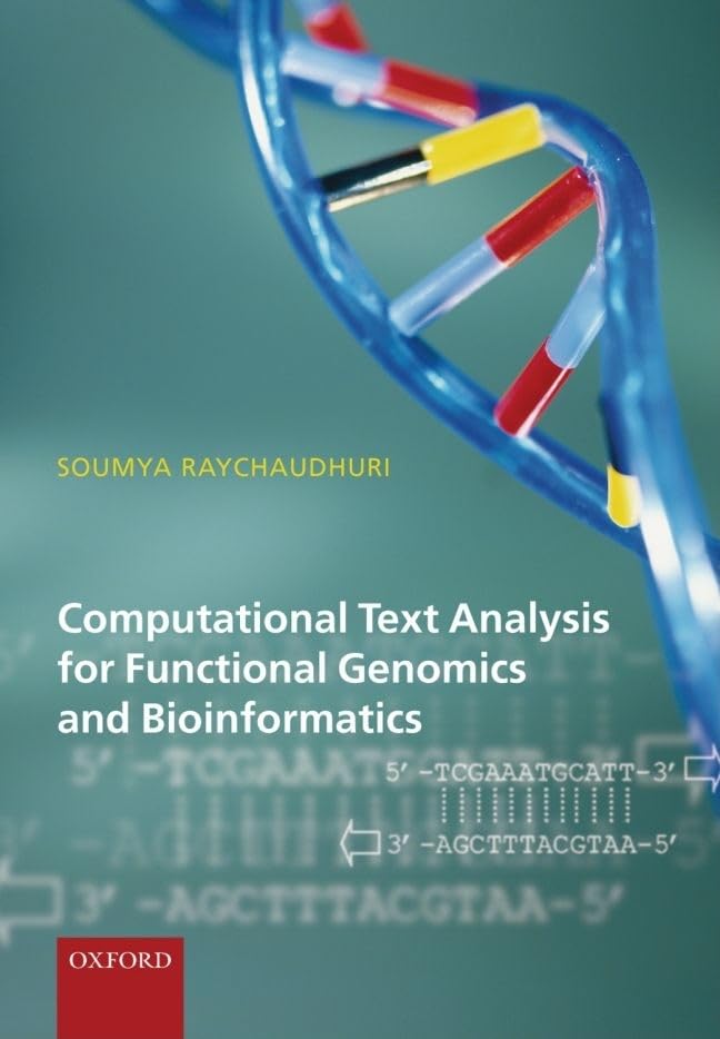 Computational Text Analysis: For Functional Genomics and Bioinformatics,Used