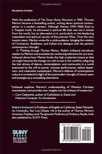 Thinking through Thomas Merton: Contemplation for Contemporary Times,Used