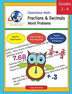 Classichoice Math: Fractions & Decimals Word Problems,Used