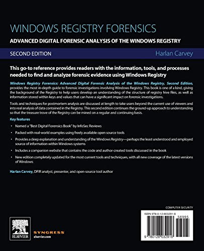 Windows Registry Forensics, Second Edition,Used