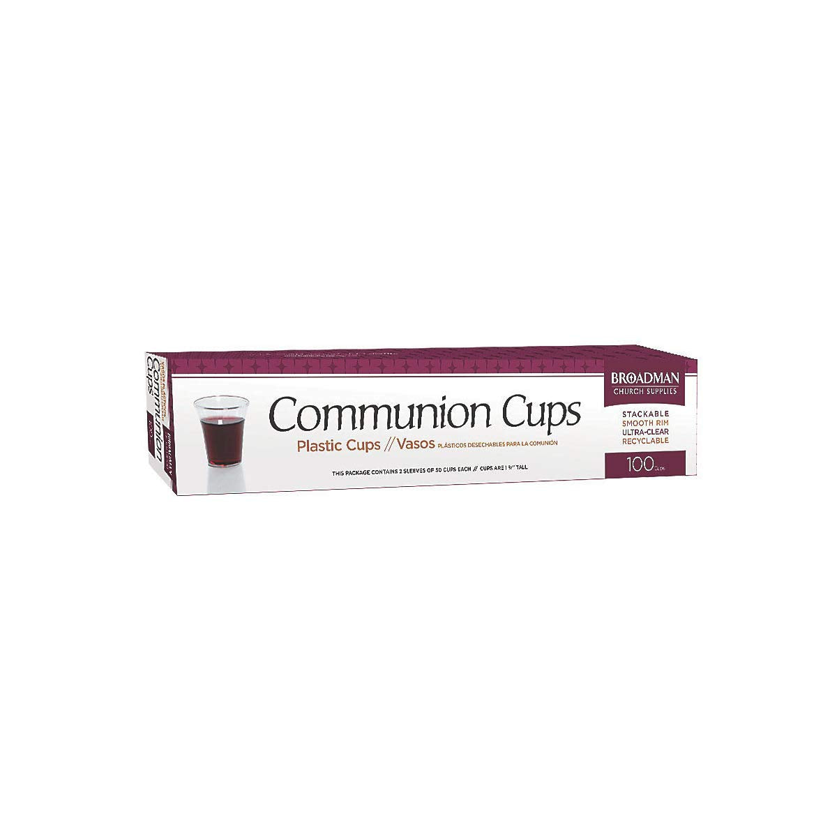 Communion Cups  Plastic Cups (Box Of 100),New