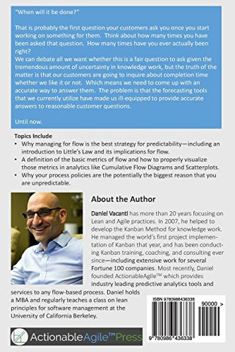 Actionable Agile Metrics for Predictability: An Introduction