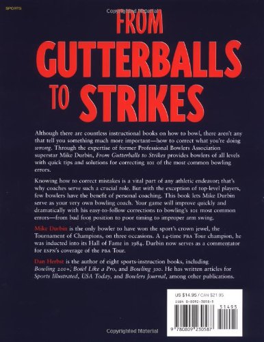 From Gutterballs to Strikes: Correcting 101 Common Bowling Errors,Used