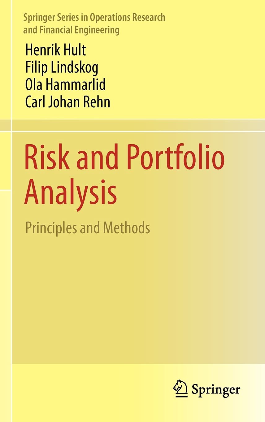 Risk and Portfolio Analysis: Principles and Methods (Springer Series in Operations Research and Financial Engineering),Used