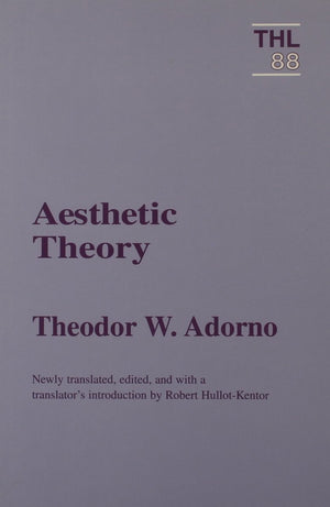 Aesthetic Theory (Theory and History of Literature),Used