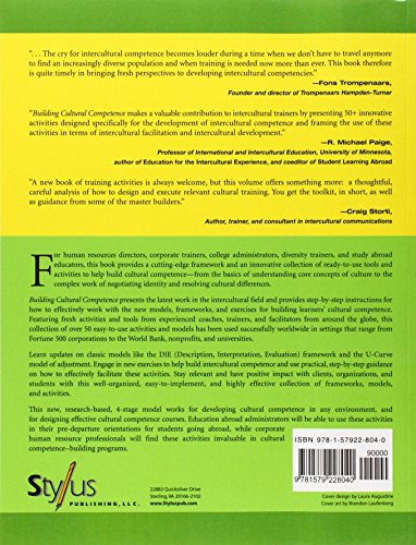 Building Cultural Competence: Innovative Activities And Models