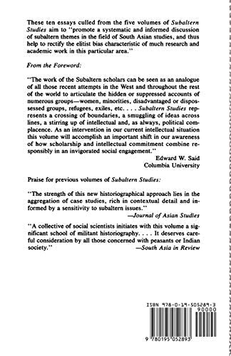 Selected Subaltern Studies,New