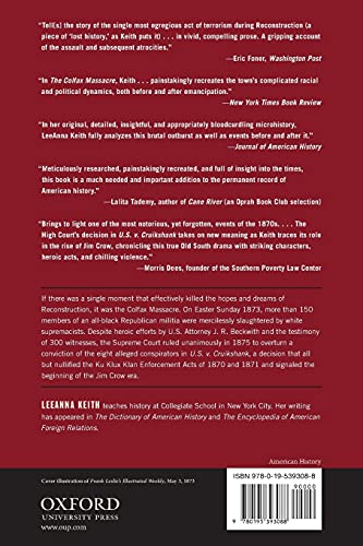 The Colfax Massacre: The Untold Story Of Black Power, White Terror, And The Death Of Reconstruction,Used