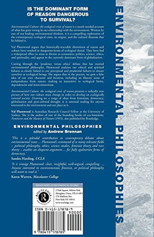 Environmental Culture: The Ecological Crisis of Reason (Environmental Philosophies),New