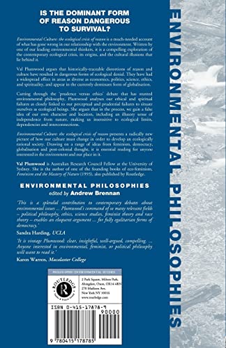 Environmental Culture: The Ecological Crisis of Reason (Environmental Philosophies),New