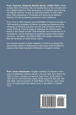 The Documentary Hypothesis: and the Composition of the Pentateuch Eight Lectures,Used