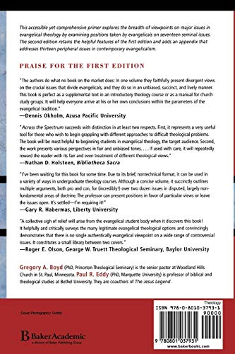 Across the Spectrum: Understanding Issues in Evangelical Theology,New