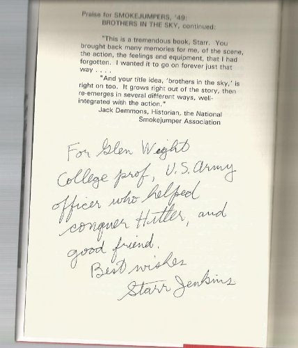 Smokejumpers, '49: Brothers in the Sky,Used